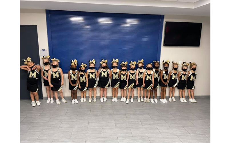 Flag cheer ready for the cheer expo